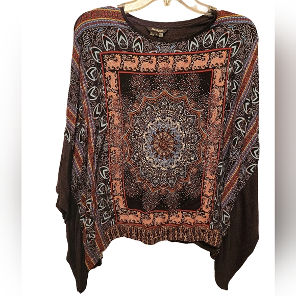 Desigual Tops - Desigual Poncho Mandala Top